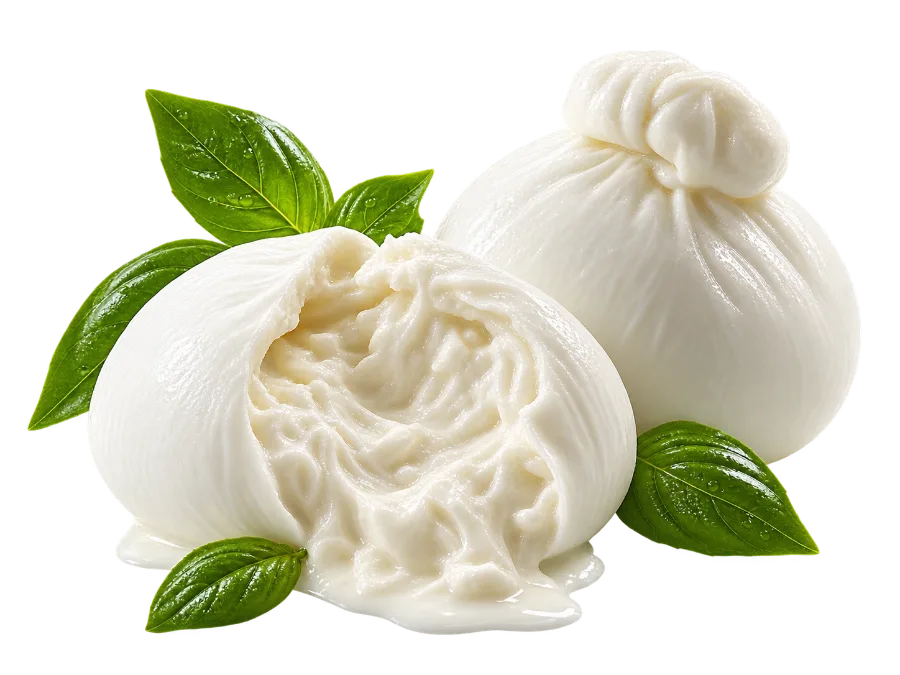 بوراتا بحشوة ستراتشاتيلا