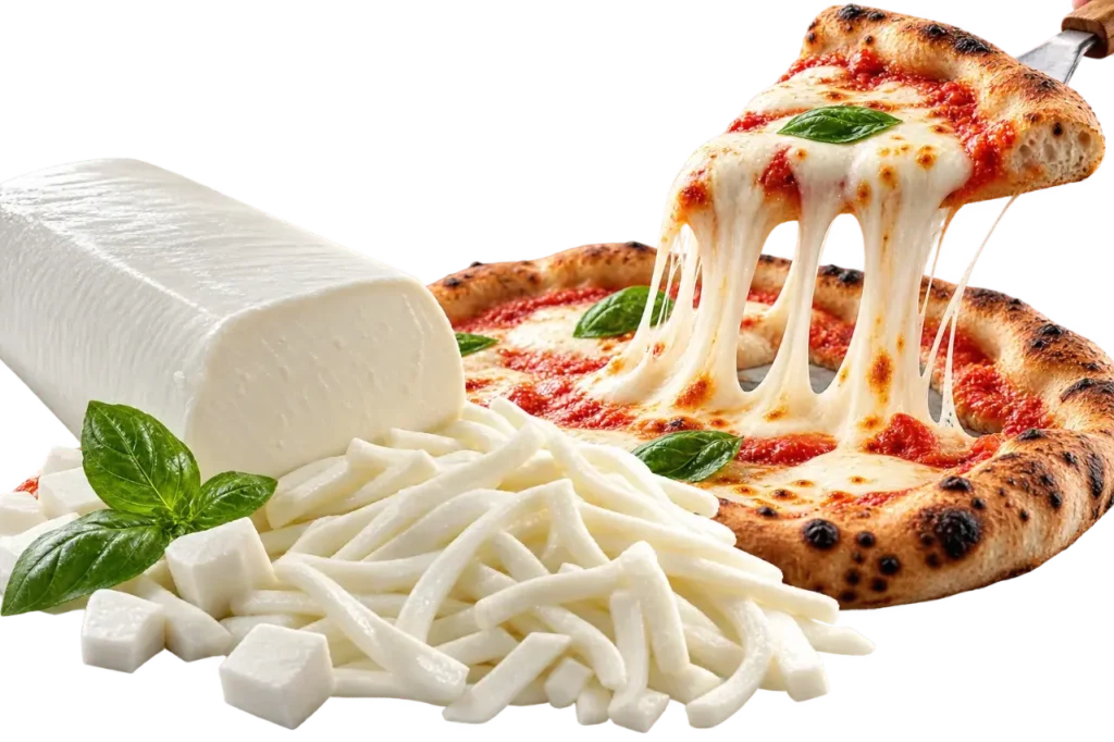 Installation pour mozzarella pour pizza — pizza cheese